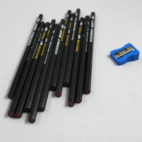 工厂批发**木质美术素描绘图2b黑色铅笔学生儿童文具用品定.